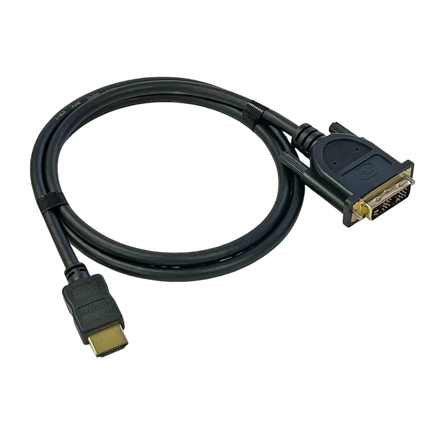 DVI-Dケーブル　新品　約1.0ｍ Amazon.co.jp: DVI-HDMI 変換ケーブル1.0m 〔HDMI-DVI 両方向